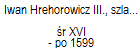 Iwan Hrehorowicz III., szlachcic brasawski 