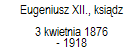 Eugeniusz XII., ksidz 