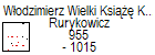 Wodzimierz Wielki Ksi Kijowski Rurykowicz