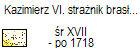 Kazimierz VI. stranik brasawski 