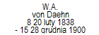 W.A. von Daehn