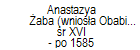 Anastazya aba (wniosa Obabie?)