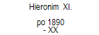 Hieronim  XI. 