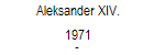 Aleksander XIV. 