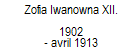 Zofia Iwanowna XII. 